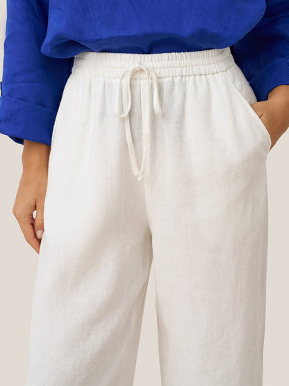 Pantalon Fluide Taille Haute